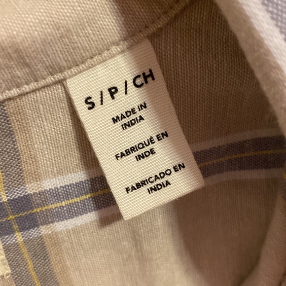 Linen Blend Button-Down - Picture 3 of 4